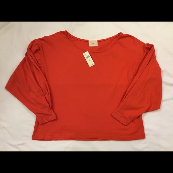 Anthropologie Tops - NWT Anthropologie T.la Red Knit Long Sleeve Top S